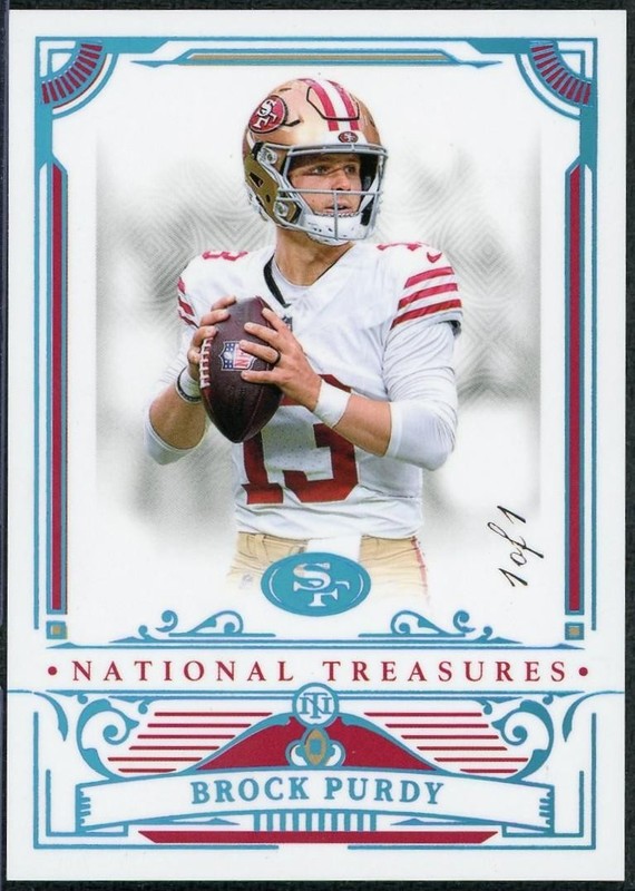 2025 Panini National Treasures Brock Purdy 1/1 #87