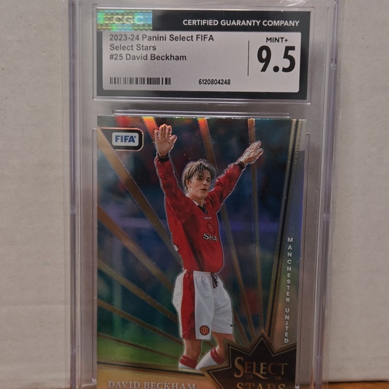 Panini 2023-24 Select FIFA Select Stars David Beckham #25 Prizm CGC 9.5