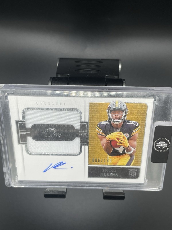 George Pickens 2022 Panini One Rookie Patch On Card Auto /149 RPA Steelers RC