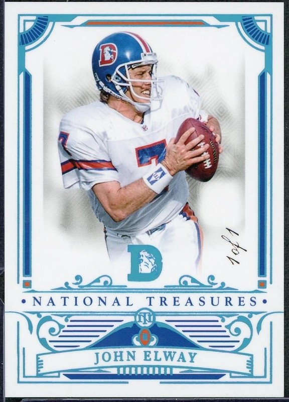2025 Panini National Treasures John Elway 1/1