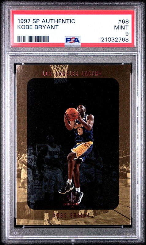 1997 SP Authentic Kobe Bryant #68 Second Year HOF PSA 9 MINT Mamba