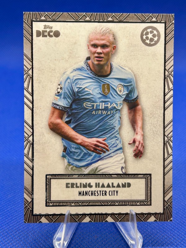 2024 Topps Deco UEFA Soccer Erling Haaland Current Stars