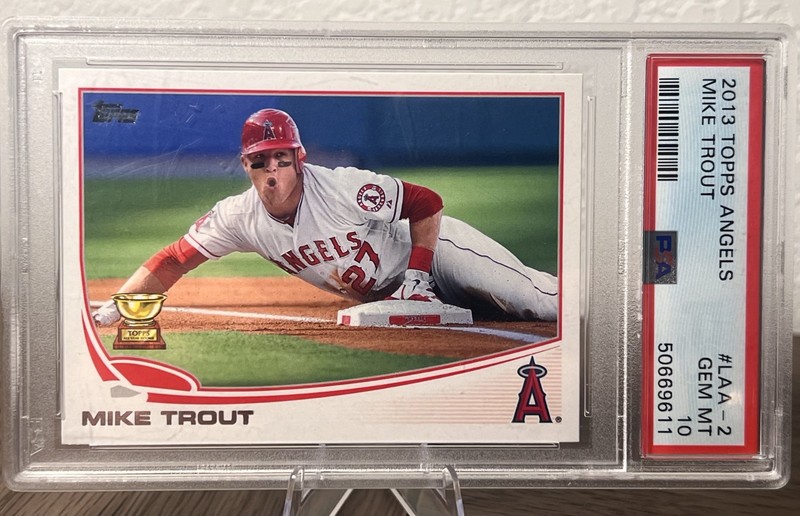 MIKE TROUT 2013 Topps Rookie Cup #LAA-2 PSA GEM MINT 10 Los Angeles Angels