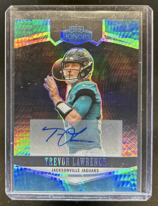 2022 Panini Honors Trevor Lawrence Signatures Black Auto Autograph #1/1 Jaguars