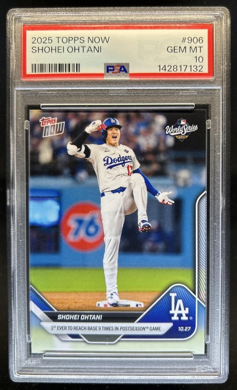 2025 Topps Now Shohei Ohtani #906 Dodgers PSA 10 GEM MINT
