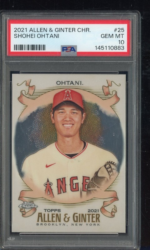 2021 Topps Allen & Ginter #25 Shohei Ohtani Angels PSA 10 GEM MINT