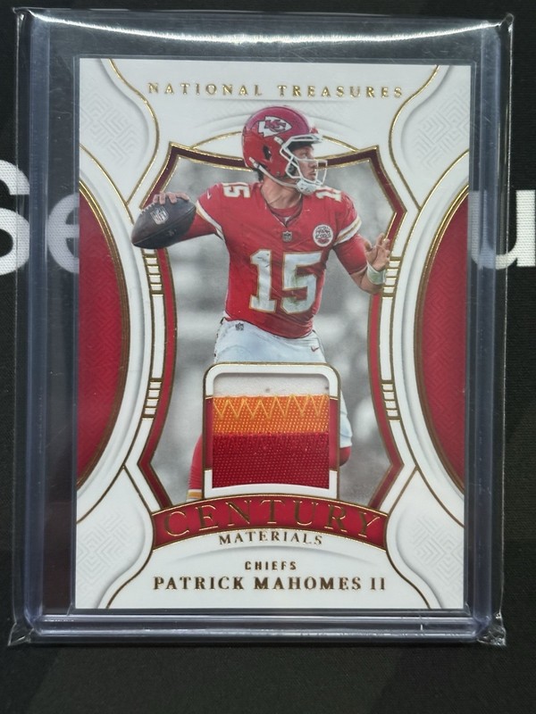 2024 Panini National Treasures Patrick Mahomes Century Materials /49 (3 Color)