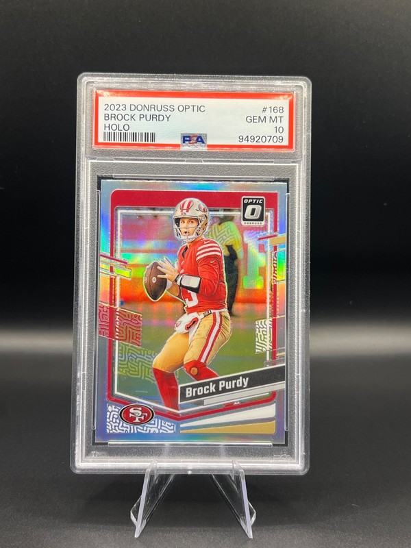 2023 Panini Donruss Optic - Brock Purdy Gem Mint PSA 10 - HOLO 49ers