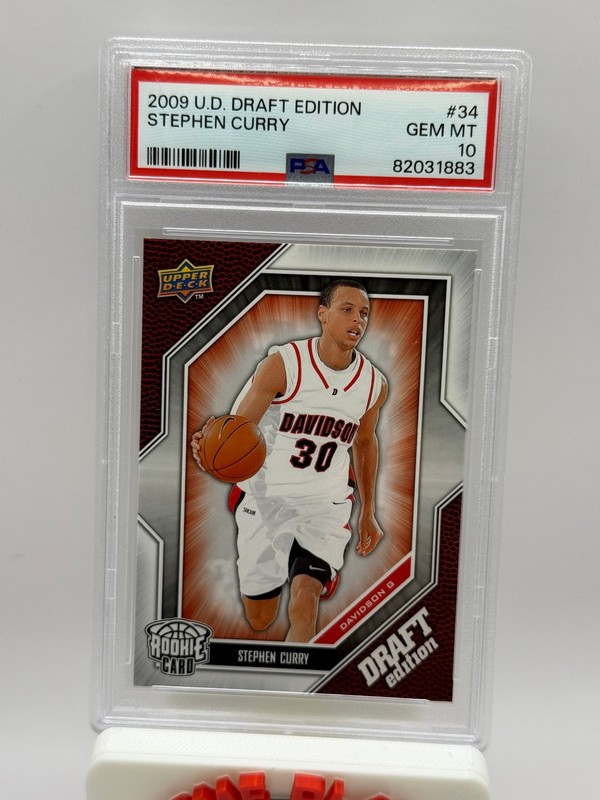 2009-10 Upper Deck Draft Stephon Curry #34 Rookie RC PSA 10