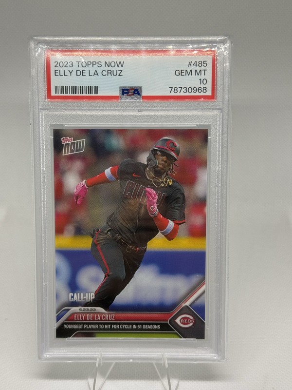 2023 Topps Now - Call-Up Elly De La Cruz #485 (RC) Cincinnati Reds PSA 10 🔥