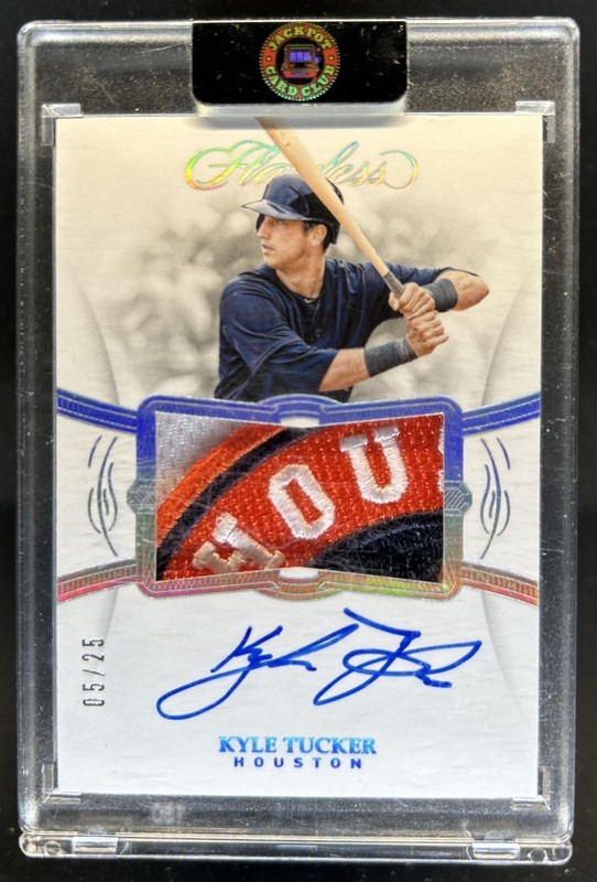2019 Panini Flawless Kyle Tucker Rookie Patch Auto #05/25 RC #RPA-KT Astros