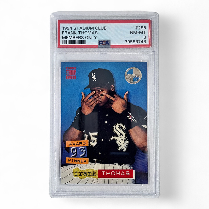 1994 Stadium Club Members Only Frank Thomas #285 Graded NM-MT PSA 8