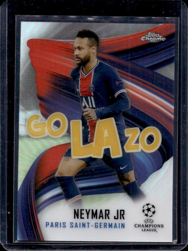 2020-21 Topps Chrome UEFA Neymar Jr Golazo #GOL-N PSG