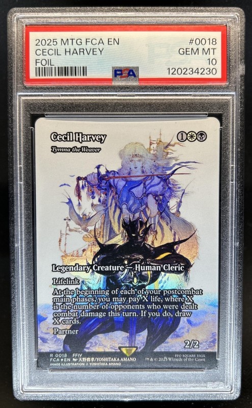 2025 Magic MTG Cecil Harvey Foil #0018 PSA 10 GEM MINT
