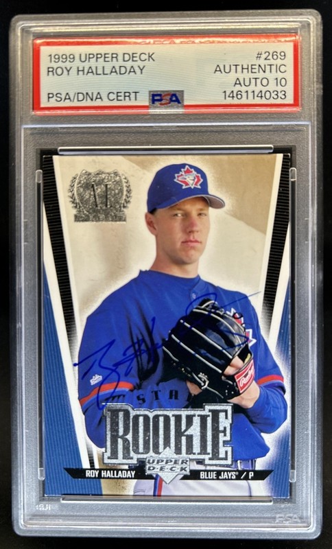 1999 Upper Deck Roy Halladay Auto Autograph #269 Blue Jays PSA AUTH
