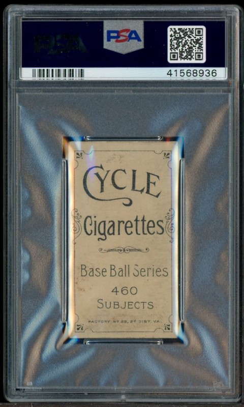 T206 Mordecai Brown HOF Chicago Shirt Cycle Rare Back 460 Subjecs PSA 5.5 EX+ view 2