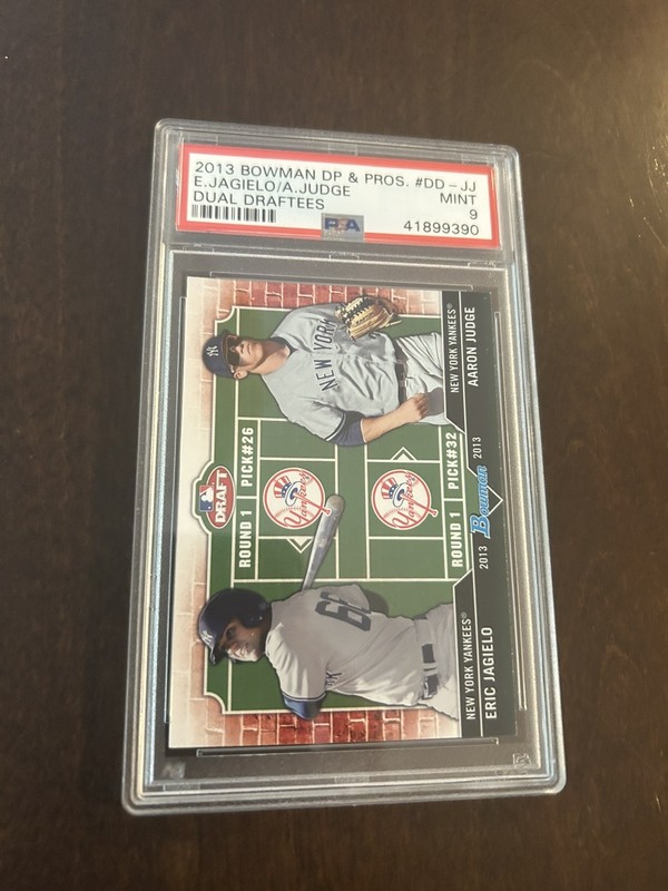2013 Bowman Dual Draftees #DD-JJ Aaron Judge RC PSA 9 
