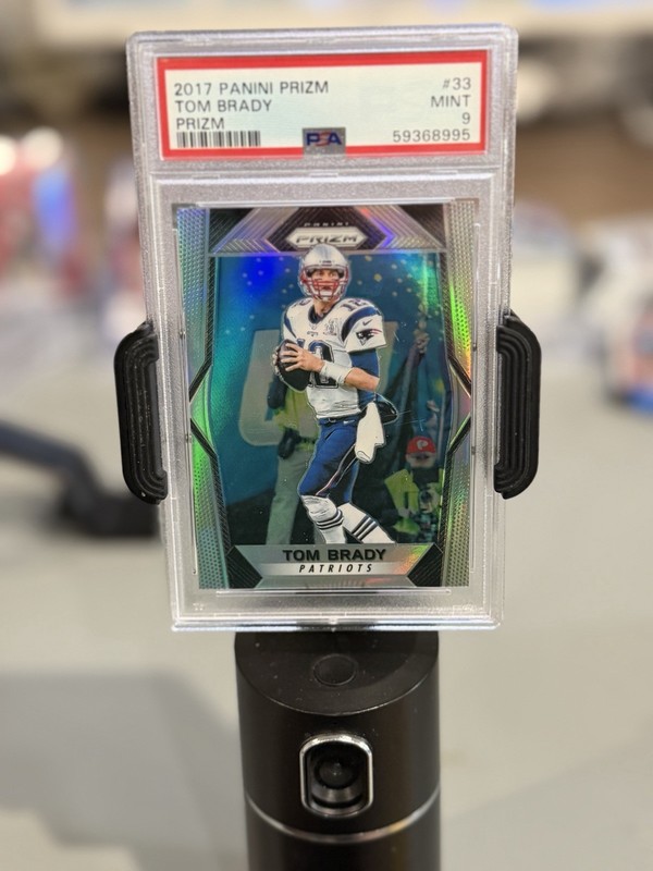 Panini 2017 Prizm Tom Brady #33 New England Patriots Silver Prizm PSA