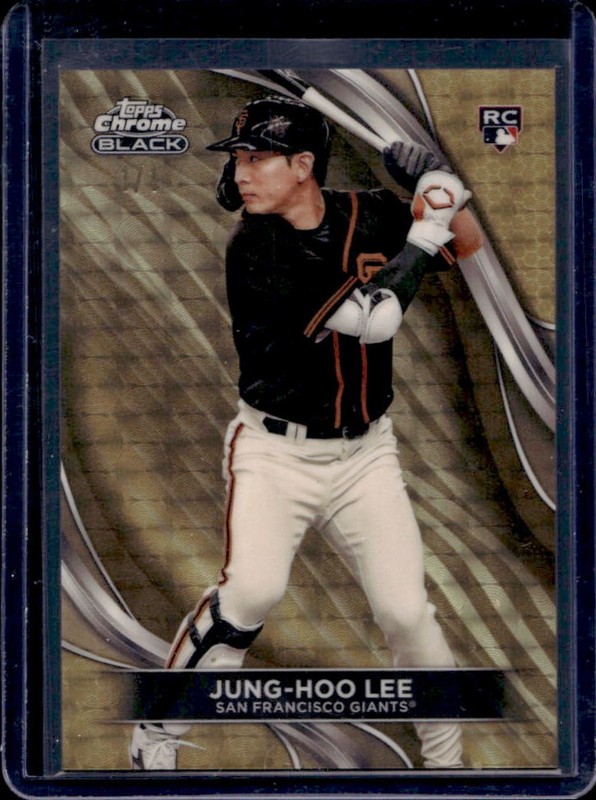 2024 Topps Chrome Black Jung-Hoo Lee RC Superfractors Rookie #1/1 Giants