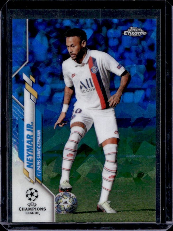 2019 Topps Chrome Sapphire UEFA Neymar Jr. #95 PSG