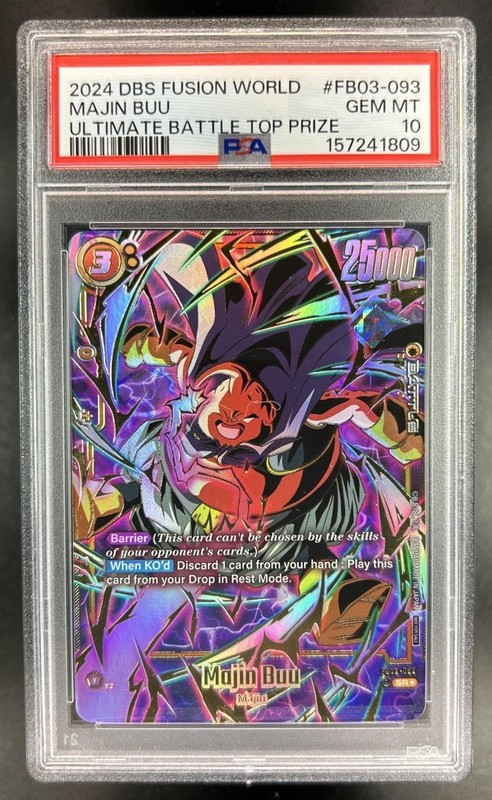 2024 Dragon Ball Super Majin Buu Ultimate Battle Top Prize #FB03-093 PSA 10