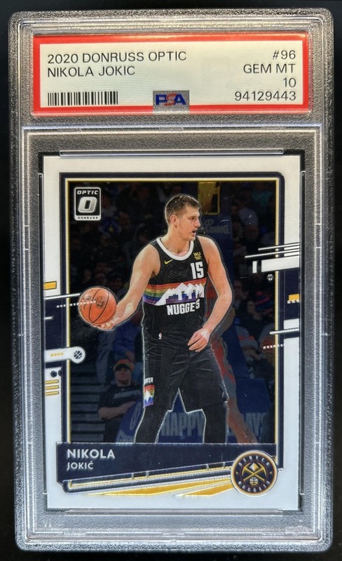 2020-21 Panini Donruss Optic Nikola Jokic #96 Nuggets PSA 10 GEM MINT