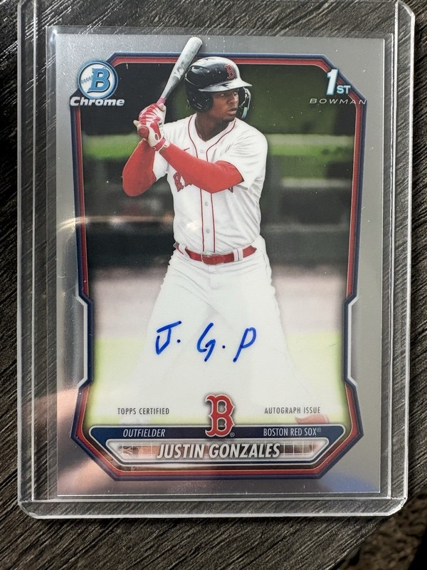 2026 Bowman #CPA-JG Justin Gonzales Chrome Prospects Auto