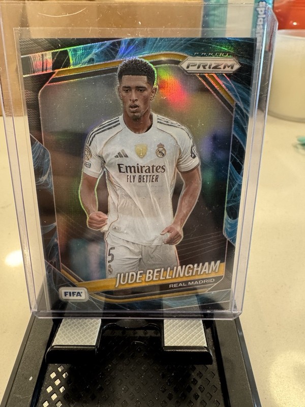 2025 Panini Prizm FIFA Soccer Jude Bellingham Genesis SSP Case Hit Real Madrid