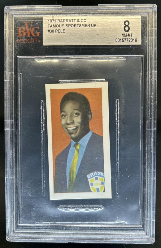 1971 Barratt & Co Famous SPortsmen UK Pele #30 BVG 8