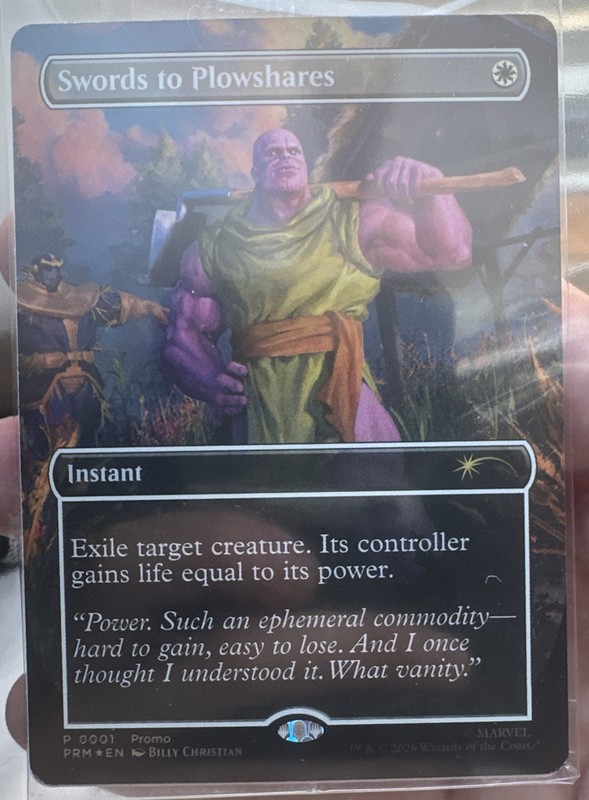 Magic The Gathering Swords To Plowshares Foil PSA Promo See Pics + Description