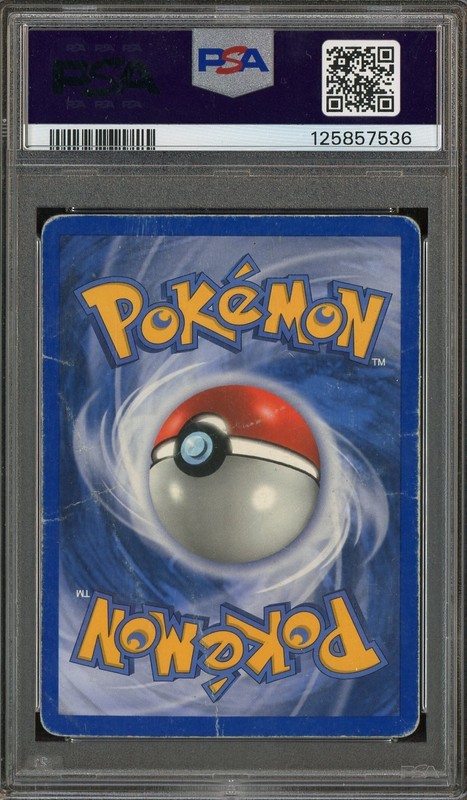 2006 Pokemon ex Dragon Frontiers #100/101 Charizard Gold Star Holo PSA 1 PR view 2