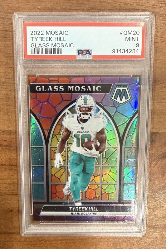 Tyreek Hill 2022 Mosaic Glass Mosaic #GM20 PSA 9