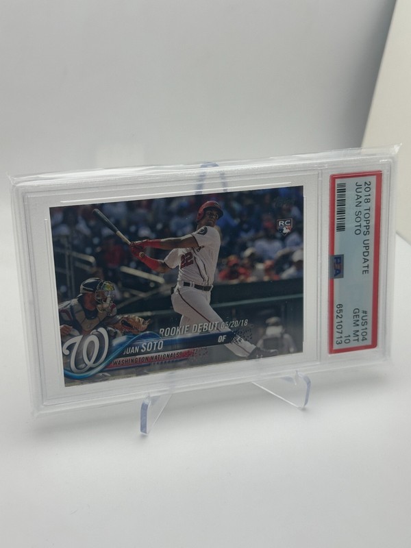 2018 Topps Update Juan Soto Rookie #US104 PSA 10