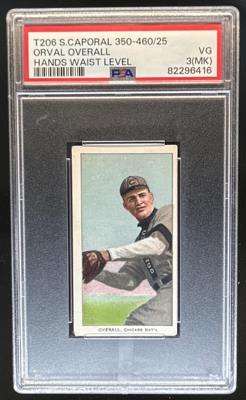 1909-11 T206 Orval Overall Sweet Caporal 350-460/25 PSA 3 (MK)