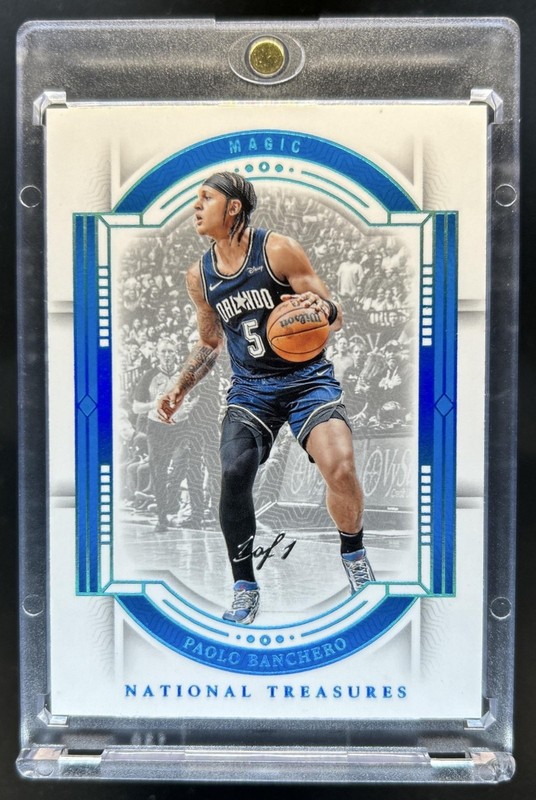 2023-24 Panini National Treasures Paolo Banchero Platinum #1/1 Magic