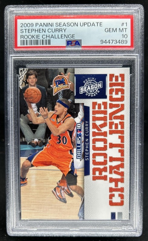 2009-10 Panini Season Update Stephen Curry Challenge RC #1 PSA 10 Rookie