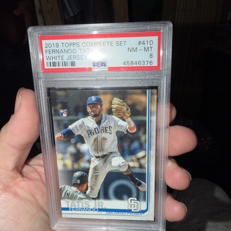 Fernando Tatis Jr 2019 Topps Complete #410 Rookie PSA 8