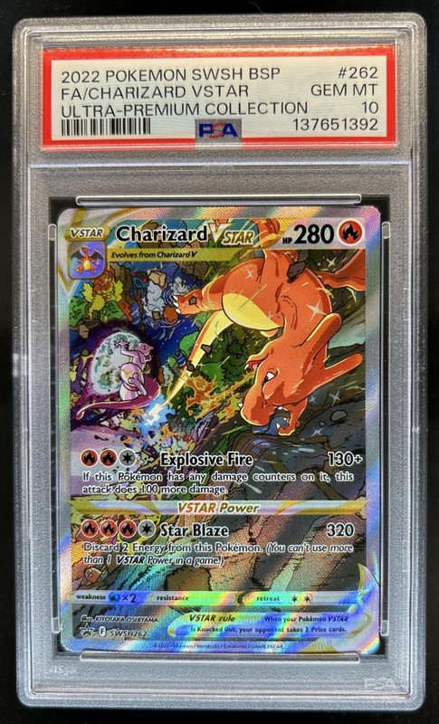 2022 Pokemon SWSH Black Star Promos Charizard VST #SWSH262 PSA 10 GEM MINT