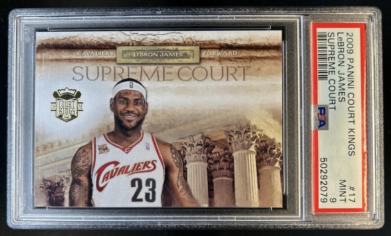 2009-10 Panini Court Kings LeBron James Supreme #/149 Cavaliers PSA 9
