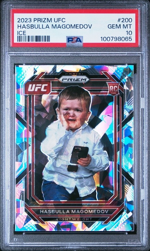 Hasbulla 2023 Prizm RC PSA 10 #200 Ice Gem Mint UFC Legend