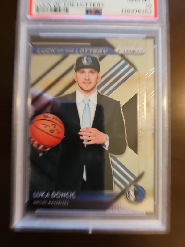 2018 Panini Prizm Luka Doncic #3 Luck Lottery RC PSA-10 Mavericks Lakers 🔥🔥🔥 view 2