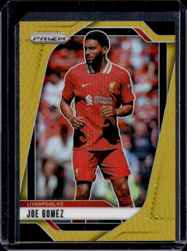 2024-25 Panini Prizm Premier League Joe Gomez Gold #/10 Liverpool