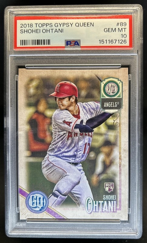 2018 Topps Gypsy Queen Shohei Ohtani RC Rookie #89 Angels PSA 10 GEM MINT