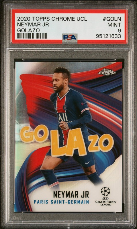 2020-21 Topps Chrome Uefa Champions League - Golazo Neymar Jr #GOL-N