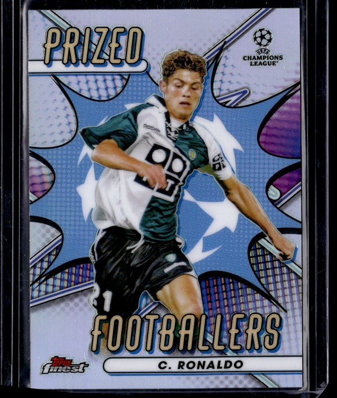 2022-23 Topps Finest UCC Cristiano Ronaldo Prized Footballers #PF-10 Sporting CP