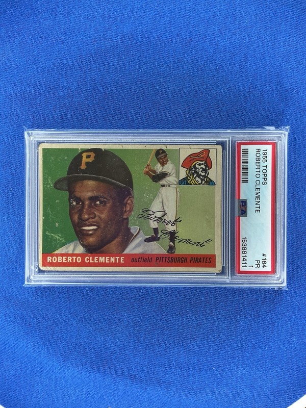 1955 TOPPS #164 Roberto Clemente PSA 1