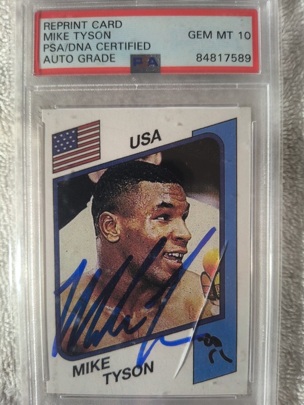 Mike Tyson PSA 10 Autograph🔥🔥🔥🔥