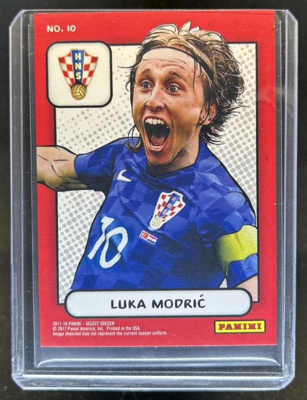 2017 Panini Select Luka Modric Kaboom! SSP #10 Croatia view 2