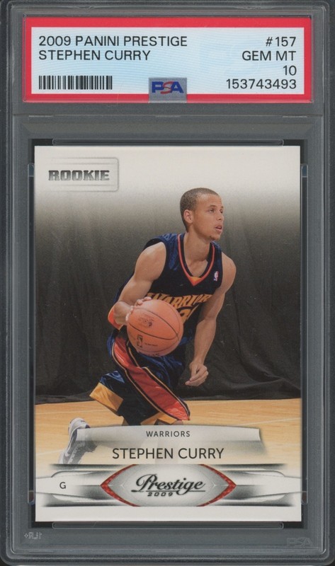 2009 Panini Prestige #157 Stephen Curry RC Rookie Gem Mint PSA 10