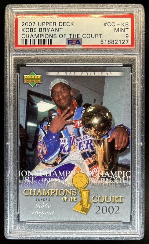 2007-08 Upper Deck First Edition Kobe Bryant Champions of the Court #CC-KB PSA 9